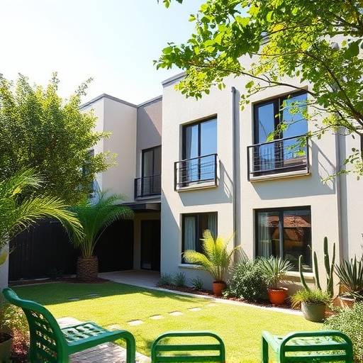 Modern townhouse with a private garden in Pretoria